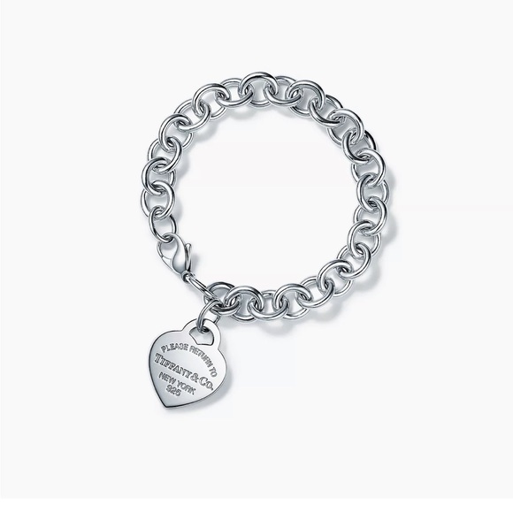Tiffany & Co. Jewelry - Return to Tiffany Heart Tag bracelet 7.5 inches
